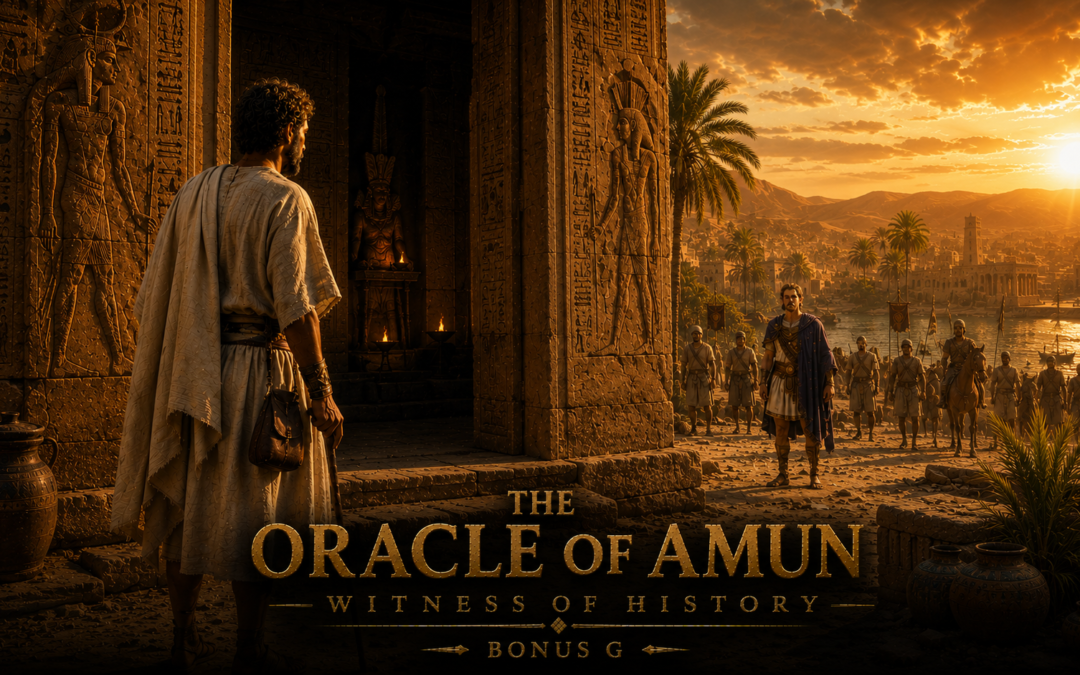 Bonus G. Alexander at the Oracle of Amun
